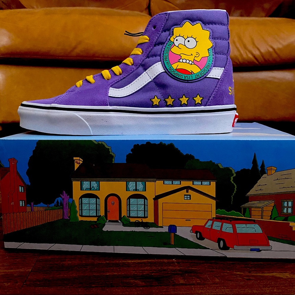 *limited edition* Lisa Simpson 4 President Vans